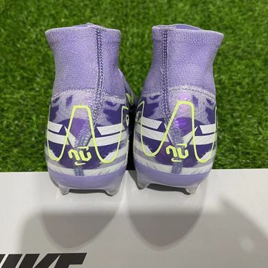 Футбольные бутсы Nike Air Zoom Mercurial Superfly X FG фиолетовые с носком F-716 фото