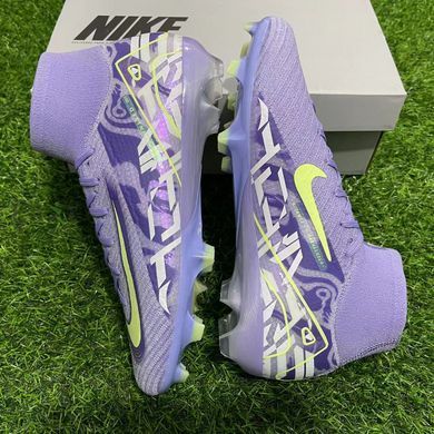 Футбольные бутсы Nike Air Zoom Mercurial Superfly X FG фиолетовые с носком F-716 фото