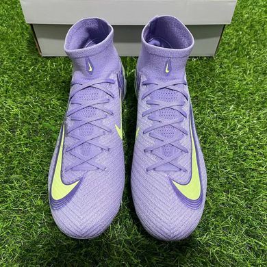 Футбольні бутси Nike Air Zoom Mercurial Superfly X FG фіолетові з коміром p.44 F-716 фото