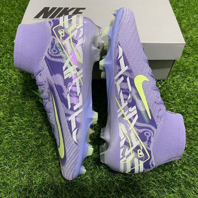 Футбольні бутси Nike Air Zoom Mercurial Superfly X FG фіолетові з коміром p.44 F-716 фото