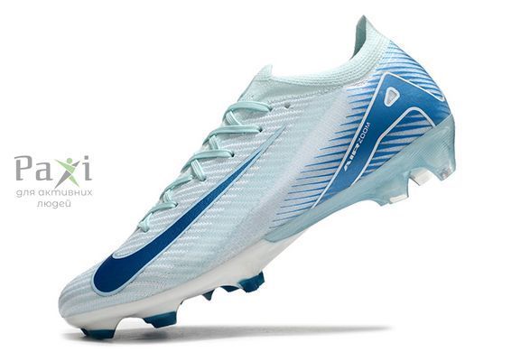 Дитячі футбольні бутси Nike Air Zoom Mercurial Vapor XVI FG підліткові блакитні Арт.865 p.37 865 фото