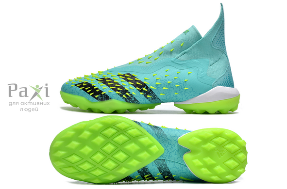 Детские Сороконожки для футбола Adidas Predator FREAK TF подростковые 953 фото