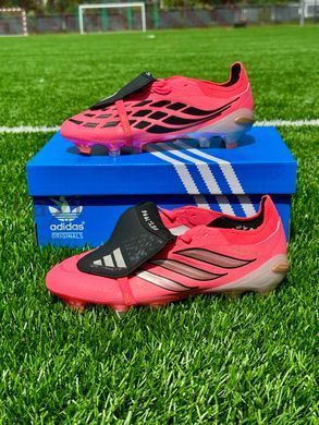 Детские бутсы Adidas Predator Elite FG розовые 1723 фото