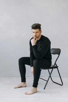Термобілизна для чоловіків на флісі без бренда S 12164 фото
