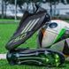 Футбольні бутси без шнурків Cryfzasat FS0 Soft Ground 2130 для натурального поля чорний FO-2130 фото 10