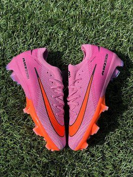 Детские розовые бутсы Nike Air Zoom Mercurial Vapor 16 Elite FG для футбола подростковые 1534 фото
