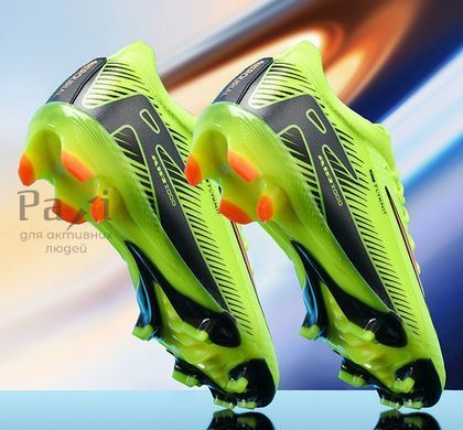 Футбольные бутсы Tezaz Soft Ground игровые салатовые 39-45 FO-2076 фото