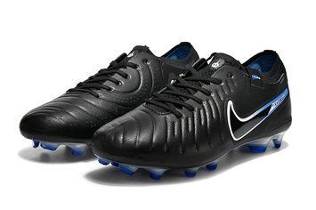 Бутси футбольні для дітей Nike Tiempo Legend 10 FG підліткові чорні Арт.215 p.35 215 фото