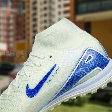Сороконожки детские белые Nike Mercurial X подростковые футбольные с носком 112 фото