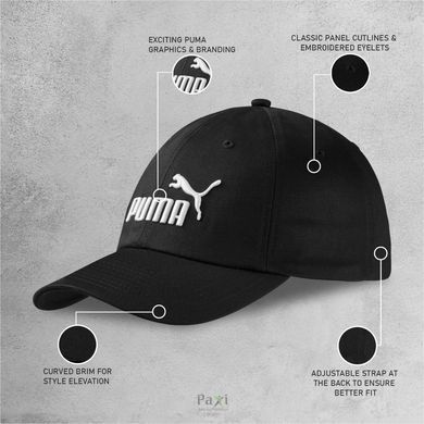 Кепка Puma ESS Cap чорний унісекс OSFA 052919-09 фото