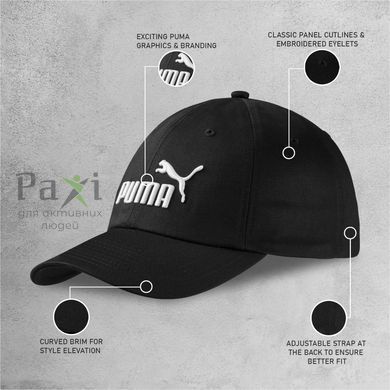 Кепка Puma ESS Cap чорний унісекс OSFA 052919-09 фото