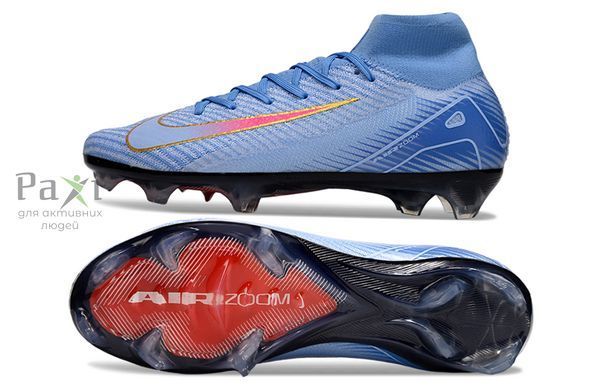 Бутси Nike Mercurial Superfly X SE 640 сині футбольні копочки для натурального газону FO-640 фото