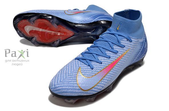 Бутси Nike Mercurial Superfly X SE 640 сині футбольні копочки для натурального газону FO-640 фото