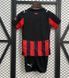 Домашня футбольна форма AC Milan Puma 25/26 червоно-чорна 25/26 фото 3