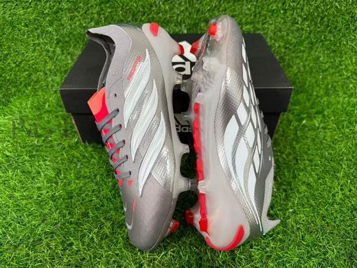 Бутсы Аdidas PREDATOR Tongue FG серые 574 фото