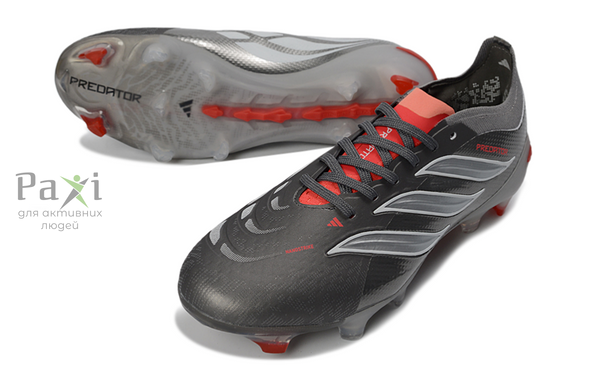 Бутсы Аdidas PREDATOR Tongue FG серые 574 фото