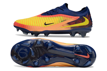Дитячі бутси Nike Phantom 6 Elite FG синій жовтий для гри на траві 1526/546 фото