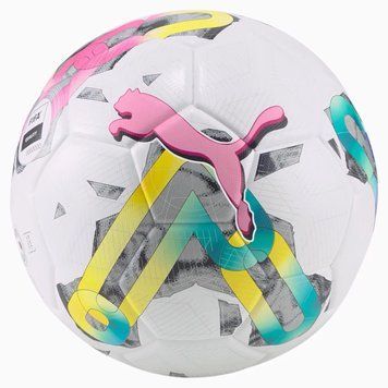 М'яч футбольний Puma Orbita 3 TB FIFA Quality білий, рожевий,мультиколор унісекс 5 083776-01 фото