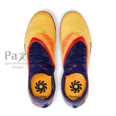 Дитячі бутси Nike Phantom 6 Elite FG синій жовтий для гри на траві 1526/546 фото