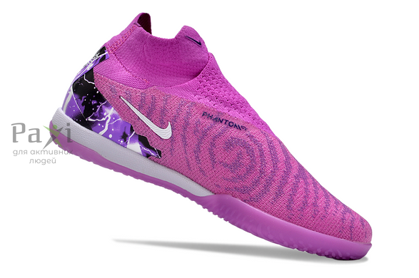 Футзалки Nike Phantom GX IC бампи рожеві з носком для футболу - розмір 43 FO-862 фото