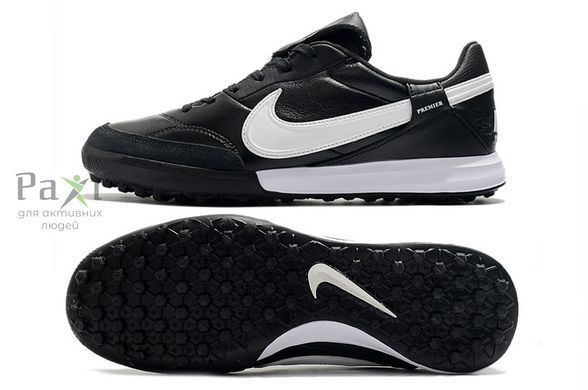 Сороконожки для футбола Nike Tiempo Premier III TF черные 751 фото