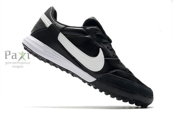 Сороконожки для футбола Nike Tiempo Premier III TF черные 751 фото