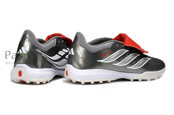 Сороконіжки для футболу Adidas Predator LEAGUE TF сірі 588 фото
