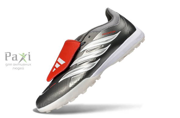 Сороконіжки для футболу Adidas Predator LEAGUE TF сірі 588 фото