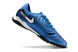 Детские синие сороконожки Nike Tiempo Legend 10 TF футбольная обувь для подростков 739 фото 3
