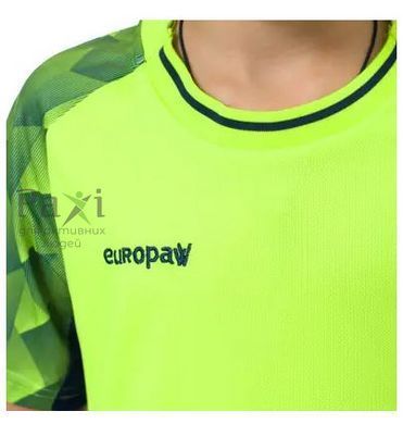 Дитяча Футбольна форма ігрова Europaw 028 Classic light салатово темно синя 2XS 2829 фото