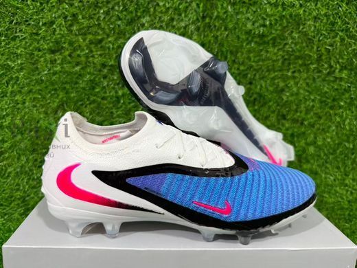 Дитячі Бутси Nike Phantom GX 6 FG для гри на твердому полі біло-синій FO-562 фото