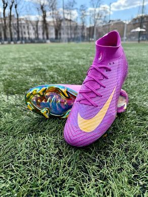 Бутсы детские Nike Air Zoom Mercurial Superfly 10 Elite FG с носком подростковые футбольные SE-1497 фото