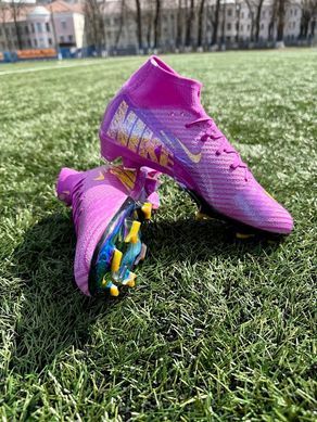 Бутсы детские Nike Air Zoom Mercurial Superfly 10 Elite FG с носком подростковые футбольные SE-1497 фото