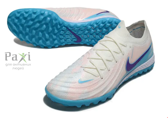Сороконожки Nike Phantom GX2 TF White для игры на искусственных поверхностях DF-14 фото