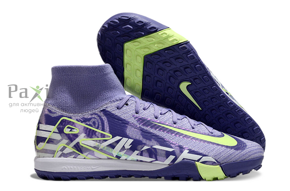 Футбольні сороконіжки Nike Air Zoom Superfly X TF фіолетові - розмір 39 FO-714 фото