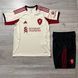 Футбольная форма ФК Ливерпуль выезд / беж-черная 25-26 /S FBL-123 фото 1