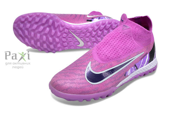Сороконожки Nike Phantom GX FG розовые 15 фото