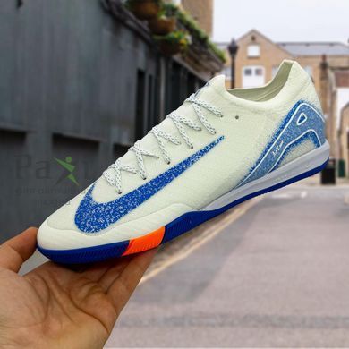 Белые бампы Nike Mercurial X футбольные для зала BRU-360 фото