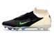 Футбольные бутсы без шнурков Nike Phantom 6 High Elite FG Firm Ground черно-бежевые 1745 фото 2