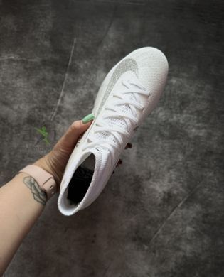 Футбольні копи з коміром Nike Mercurial Superfly Х SE сірий FO-628 фото