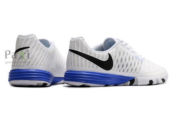 Білі бампи Nike Lunar Gato II IC футбольне взуття для залу - розмір 39 F-141 фото