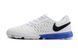 Белые бампы Nike Tiempo Lunar Gato II IC футбольная обувь для зала F-141 фото 7