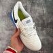 Белые бампы Nike Tiempo Lunar Gato II IC футбольная обувь для зала F-141 фото 10
