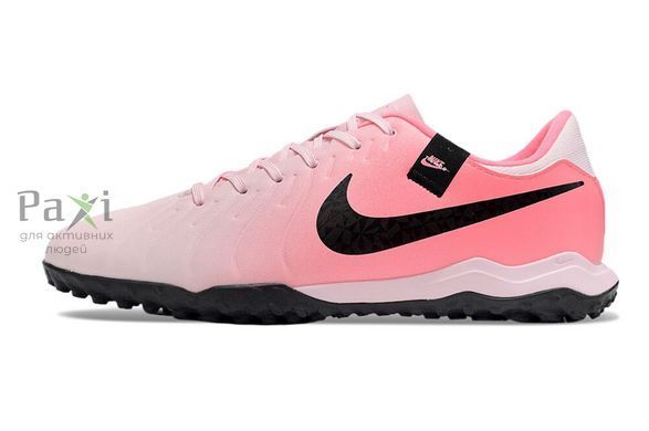 Сороконожки розовые Nike Tiempo Legend 10 TF футбольная обувь F-833 фото