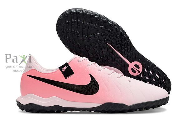 Сороконожки розовые Nike Tiempo Legend 10 TF футбольная обувь F-833 фото