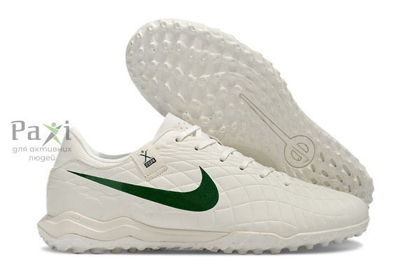 Футбольні сороконіжки Nike Tiempo Legend X TF White t-28 фото