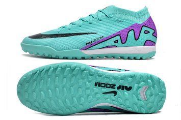 Сороконіжки футбольні для дітей Nike Air Zoom Vapor XV TF Turquoise Арт.067 p.35 067 фото