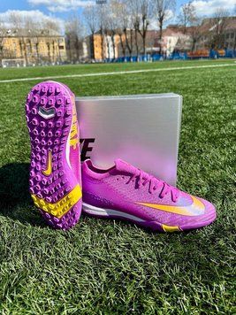 Дитячі футбольні сороконіжки Nike Air Zoom Mercurial Vapor 16 Elite TF PiNike підліткові Арт.1493 p.37 SE-kids1493 фото