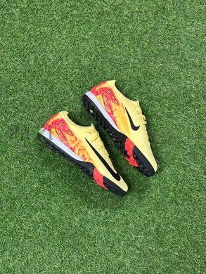 Дитячі жовті сороконіжки Nike Air Zoom Mercurial Vapor 16 Elite TF для футболу 1451 фото