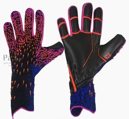 Перчатки вратарские для футбола Goalkeeper Gloves Predator розовые 6 ADR-040.6 фото